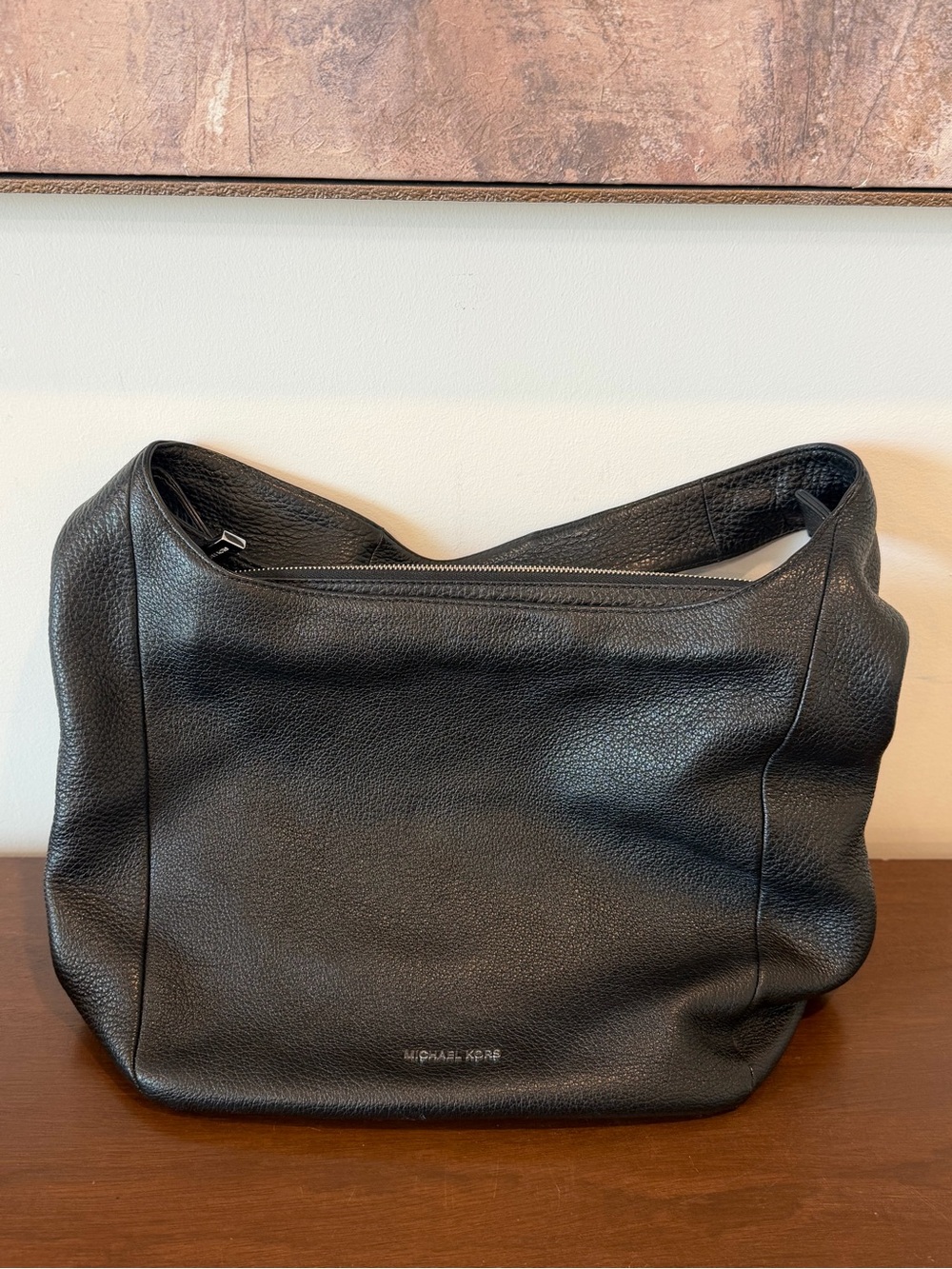 Michael Kors black leather hobo bag - Picture 12 of 17